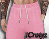 Snap Track Pants Pink