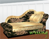 Chaise - Black and Gold