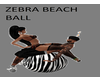 ZEBRA BEACH BALL