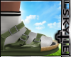 Sandle+Socks (green )