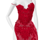 4A Red Lace Dress