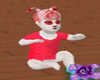 Red White Furry Toddler