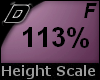 D► Scal Height*F*113%