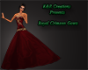 Royal Crimson Gown