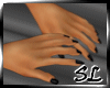 [SL] lush black nails
