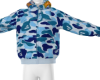 Baby Blue Bape Hoodie