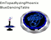 Blue Dancing Table