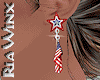 Wx:Patriotic Earrings