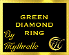 GREEN DIAMOND LUSH RING