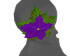 Poinsettia Hair Flower