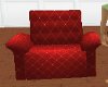 Red and Gold Love Chair