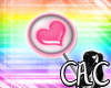 [C.A.C] Pink heart Sign