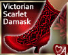 .a Victorian Boot Red