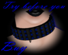 :.T.: Black/blue collar