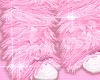 ! fluffy boots pink