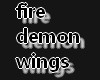fire demon wings