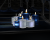 Blue/white Candles