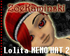 First Lolita MEMO hat 2
