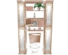 Rose Gold Toilet & shelf