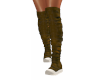 ELVEE GREEN THIGH BOOTS