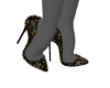 *Black/Gold LV Heels