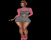 GR~ Gray Overall Mini