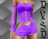 Corset&Shorts in Purple