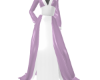 Lilac/White Dress