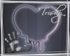 T| Silver Neon Heart