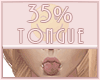 Tongue 35%