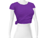 .M. Tied Shirt - Purple