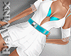 Teal-White Jumper