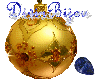 DB Gold Ornate Ornament