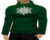 M* Snowflake sweater grn