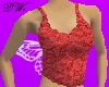 Red Snakeskin Tank Top