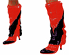 rave red boots