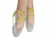 Gold & White Ballerina 