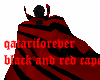 red black cape