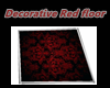 Decorative Red Floor Rug