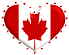 Canada Heart sticker