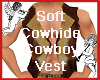 Soft Cowhide Vest