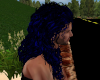 Blue Permed Hair