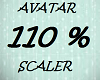 110% Avatar Sizer