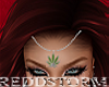 Weed forehead jewelry 2