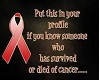 survived cancer......