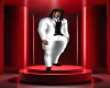 couture silver suit