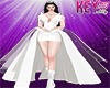 K- Bat White Dress