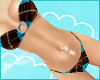 brown plaid bikini