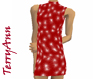 Holiday Red Snowdrp Dress
