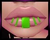 Lip Piercing Green